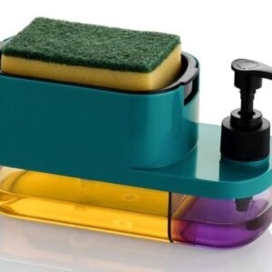 3in1 Handwash & Dish Soap Dispenser With Sponge